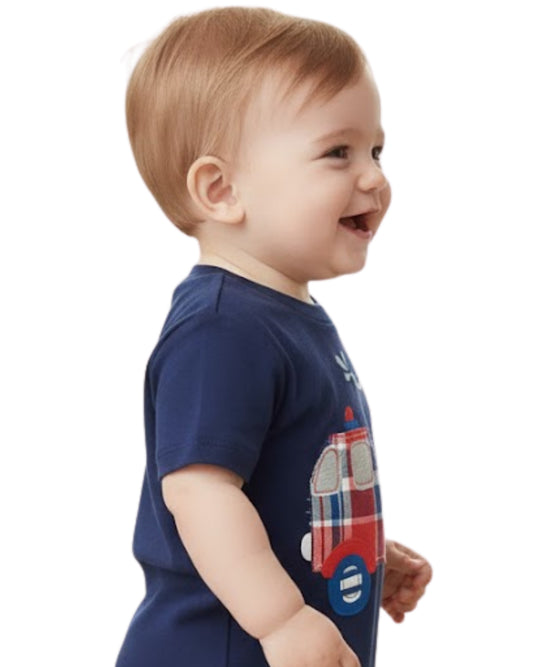 FIRST IMPRESSIONS Baby Plaid T-Shirt