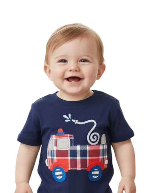 FIRST IMPRESSIONS Baby Plaid T-Shirt