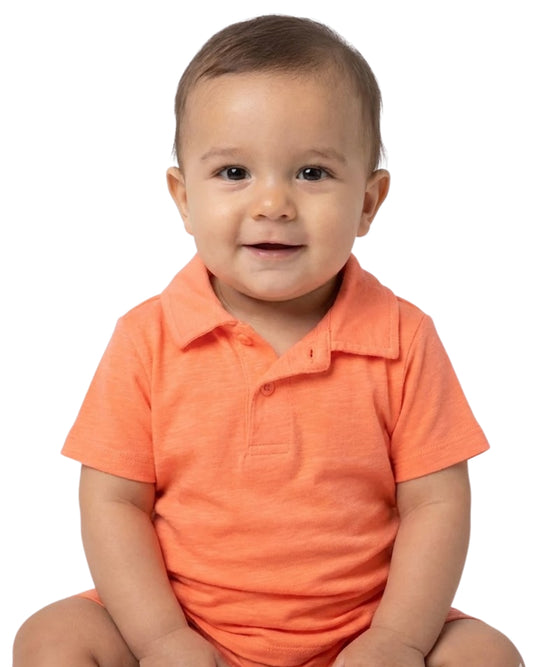 FIRST IMPRESSIONS Baby Short Sleeve Polo Shirt