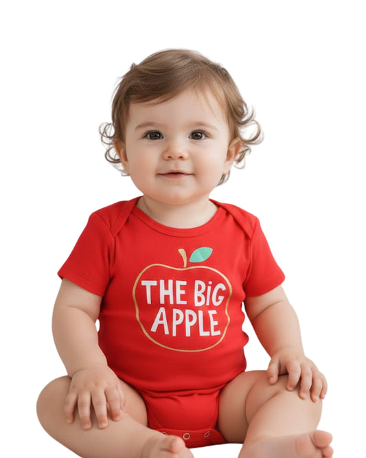 FIRST IMPRESSIONS Baby Apple Bodysuits