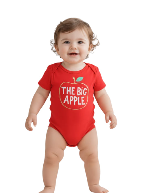 FIRST IMPRESSIONS Baby Apple Bodysuits