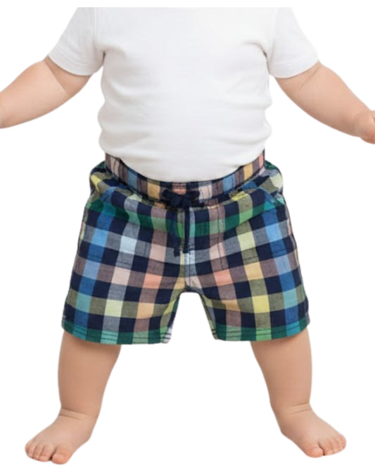 FIRST IMPRESSIONS Baby Bold Plaid Short