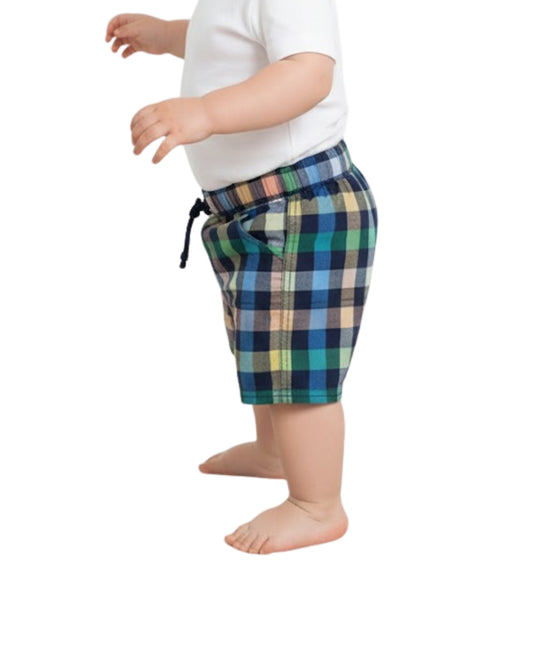 FIRST IMPRESSIONS Baby Bold Plaid Short