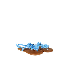 Women Flower Rhinestone Sandals/unclear pic