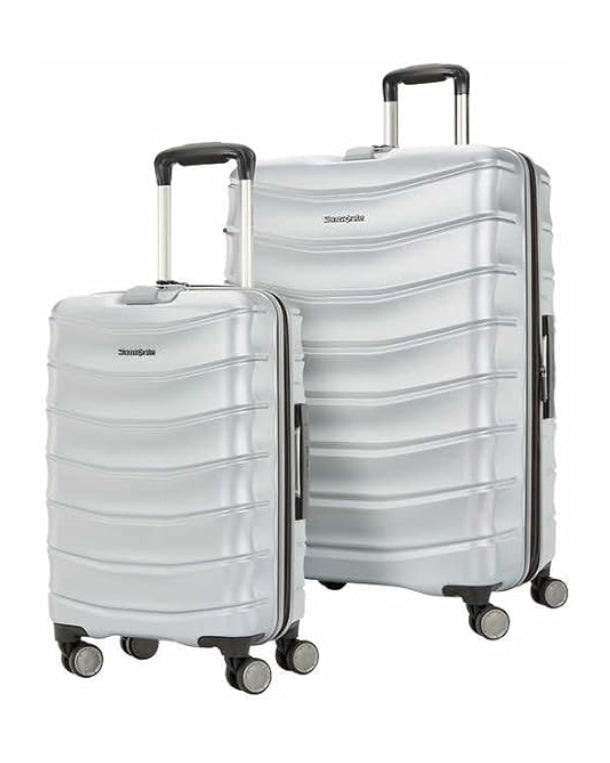 2 Pieces Set Carry On & Checked Spinner Travelling Bag