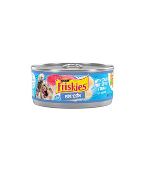 FRISKIES Shreds With Ocean Whitefish & Tuna 155G*4