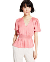 Women Flutter Sleeve Top